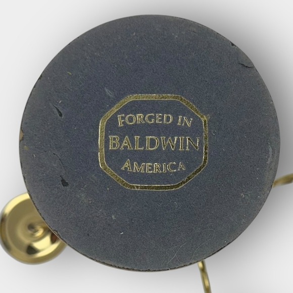 Vintage Baldwin Brass 5-light candelabra forged USA solid heavy decorative piece - Picture 7 of 7